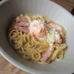 喫茶 とおりみち - 【半熟卵のたらこカルボナーラ　１０５０円】