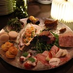 中野レンガ坂 洋食堂 葡萄 - 前菜の盛り合わせ10種