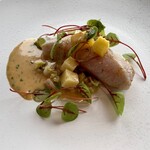 ピエール・ガニェール - パプリカの香る金目鯛のムニエル