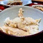 礒田 - 来ました、松茸ご飯！