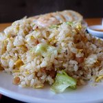 炒飯。レタスが最高