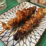 博多の屋台横丁 喜水丸 - 焼き鳥のとり皮