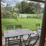 巡るインド - テラス席