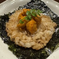 鉄板焼キュイジーヌ バンブー グラッシィ 恵比寿店 - うに！