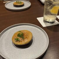 鉄板焼キュイジーヌ バンブー グラッシィ 恵比寿店 - ナスの田楽