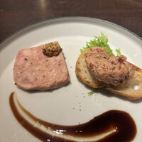THE KINTAN STEAK - 前菜。肉系パテなど。