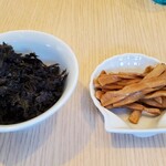 らぁ麺 貝晴 - 岩のり、メンマトッピング