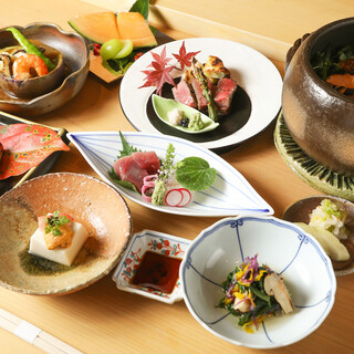 A4以上の極上和牛と旬菜を味わう和膳