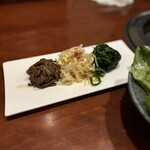 赤坂 みすじ - ナムル三種盛り