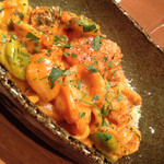 和音 - 鰻とそら豆のトマトクリーム、オレキエッテ