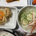 海の駅 - サラダと南蛮漬け