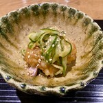 食堂こなん - 先付 揚げ鱧の山椒だれ