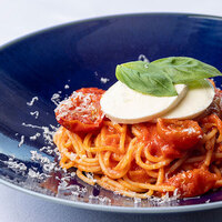 Fresh Basil Mozzarella Spaghetti