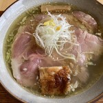 RAMEN VILLAGE CAFE - 淡麗ラーメン(塩)(1200円)