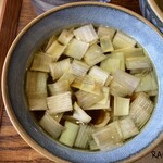 RAMEN VILLAGE CAFE - 昆布水つけ麺(醤油)つけダレ