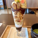キッサコ坂根屋 - 栗パフェ