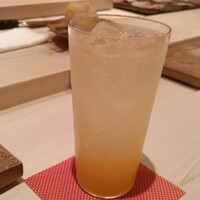 鮨 銀座 おのでら - マンゴー酒ソーダ割り