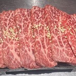 焼肉 紡 - 上ロース『 カメノコ』