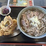 肉そば すみどや - 料理写真:肉そば　ゲソ天