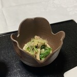 山ばな平八茶屋 - 松茸と水菜のお浸し
