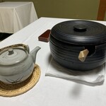 山ばな平八茶屋 - お食事　麦とろ飯