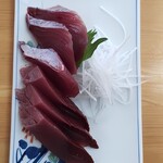 愛南 市場食堂 - びやかつお刺身