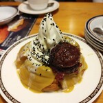 コメダ珈琲店 - 安納芋のスイートポテトのミニシロノワール(プラス¥100で小倉あんをつけます)