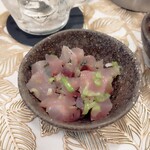 わんつか - イナダの塩ユッケ