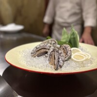 銀座うかい亭 - 活蝦夷鮑