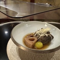 銀座うかい亭 - 秋野菜と和牛