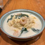 ラポアール - 小エビと法蓮草のクリームオムライス
