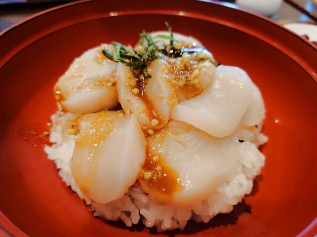 【ホタテ丼】〜ホテルで朝食をシリーズ（１） : ホテルベルクラシック北見の写真