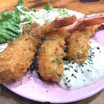 須賀乃湯 - 海老フライ（3尾）450円）