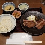 青葉 - 厚切り牛たん御膳。