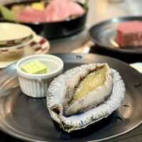 鉄板焼 銀明翠 - 鮑