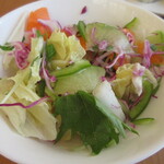 ブック&カフェ こ・らっしぇ - ランチセットのサラダ