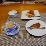 フレンチレストラン I.Hara - ＋600円で追加したドリンクとデザートセット