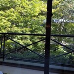 レストラン ルミエール - 窓の外は緑がいっぱい