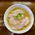 らあめん サンド - 【塩らあめん　＋味玉&チャーシュー増し】