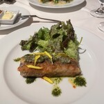 ヌガ - 鮎のパートフィロ包み焼き