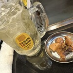 月島もんじゃ居酒屋 こだま - メガジムビームハイボール