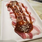 米沢牛炭火焼肉 上杉 - 豚バラ　みそ味