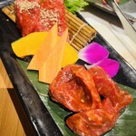 米沢牛炭火焼肉 上杉 福島店 - ハラミ　ともさんかくステーキ
