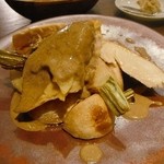 レストランユニック - ブレス鶏とモリーユのソース