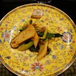 銀座 上瀧 - 上海蟹・松茸・藍の炒め