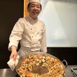 銀座 上瀧 - 上海蟹・松茸・藍の炒め