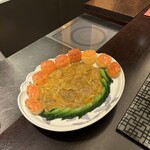 銀座 上瀧 - 超希少初卵上海盤とオシェトラキャビアの冷製