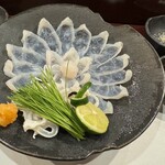 懐石 ふじ木 - フグ刺し