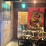 ねぎぼうず - 店内から見た入口 |д･)