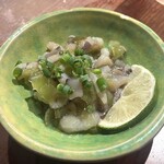 ねぎぼうず - たこわさ330円♡わさびが大きくて本格的にツーンときた笑